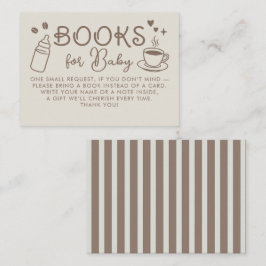 Cartão De Informações Espresso Coffee Books For Baby Request