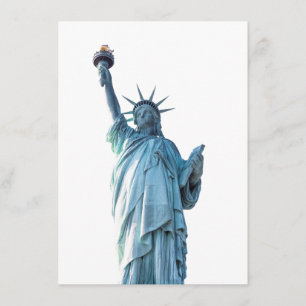 Cartão De Informações Estátua da Liberdade Nova York