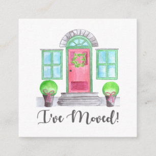 Cartão De Informações Eu movi-me! Casa do Natal