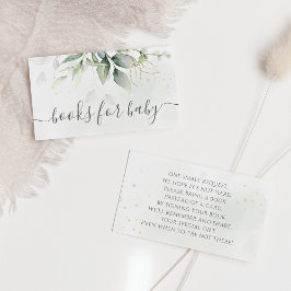 Cartão De Informações Eucalyptus Botanical Dourado Book Request