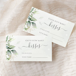 Cartão De Informações Eucalyptus Greenerence adivinha quantos jogos de b