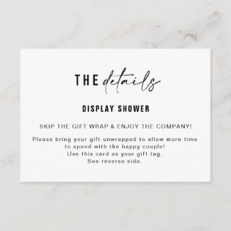 Cartão De Informações Expositor para Inserir no Chuveiro e Etiqueta de P