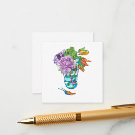 Cartão De Informações Fabulous Fall Vegetal Bouquet