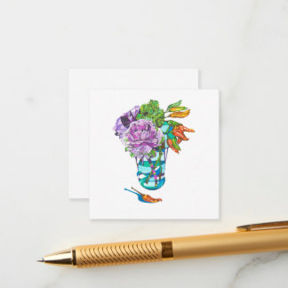 Cartão De Informações Fabulous Fall Vegetal Bouquet