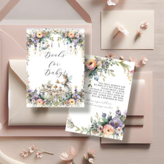 Cartão De Informações Fada Fada Encantada, Tea Party, Livros Florais par