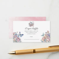 Fairy Baby Stroller Fralda Raffle Ticket