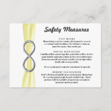 Faixa Amarela Prata Infinitude Medidas de Seguranç