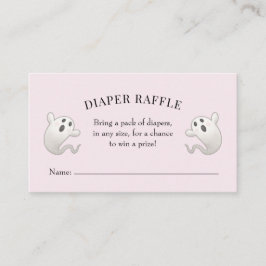 Cartão De Informações Fantasma Ghost Gênero Chá de fraldas neutro do Dia