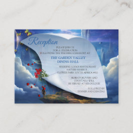 Cartão De Informações Fantasy Realms of Magic Scenery designs