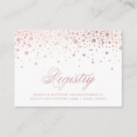Faux Rosa Gold Foil Confetti Pontos Casamento Regi