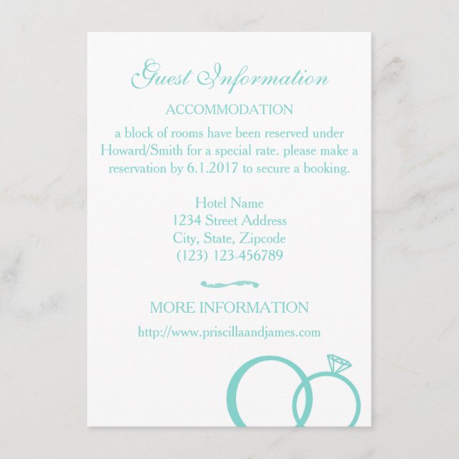 Cartão De Informações Fazemos Casamento (Frente)