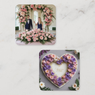 Cartão De Informações Feche seu dia com elegância