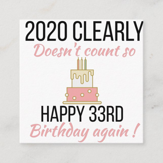 Cartão De Informações Feliz 34º aniversário, 34º aniversário engraçado (Frente)