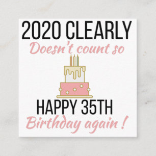 Cartão De Informações Feliz 36º aniversário, 36º aniversário engraç
