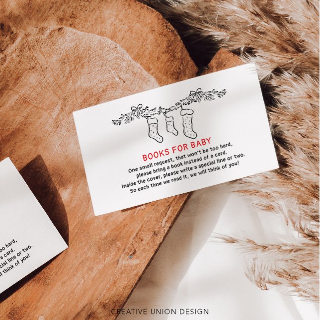 Cartão De Informações Feliz desenhada à mão Pequenos Livros para Bebê (Criador carregado)