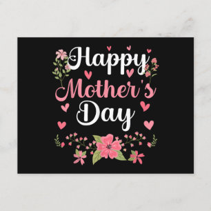Cartão De Informações Feliz Dia de as mães, Mamãe Frita, Mulher Frita Fo