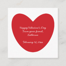 Cartão De Informações Feliz dia de os namorados coração crianças, sala d