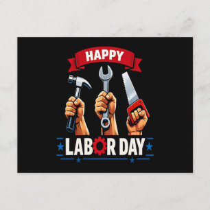Cartão De Informações Feliz Dia do Trabalho