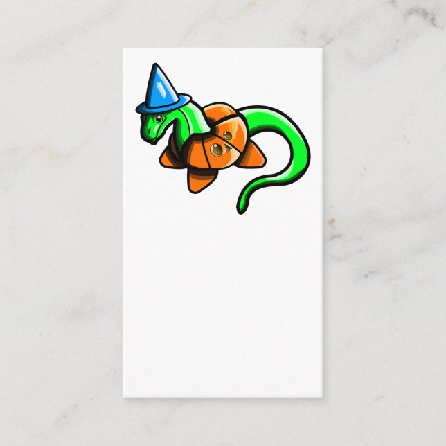 Cartão De Informações Feliz Samhain! (Frente)