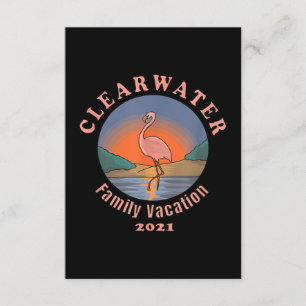 Cartão De Informações Férias do Flamingo Clearwater 2021 Flamingo Engr