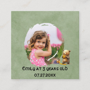 Cartão De Informações Festa de aniversário de urso de mel