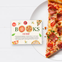 Cartão De Informações Festa de Bebê Oh Baby Pizza + Chupetas Livro Solic