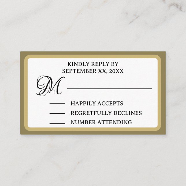 Cartão De Informações Festa de Golfe de Pré-Casamento Branco Dourado (Verso)