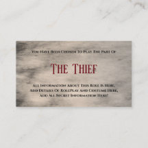 Festa de Mistério de Assassinato "O Ladrão"