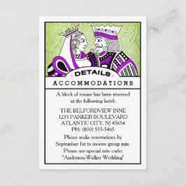 Cartão De Informações Ficha de informações detalhadas 3,5x5 - Rei e Rain