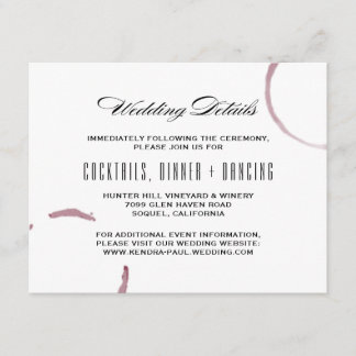 Cartão De Informações Ficha de informações do vinhedo de vinhas