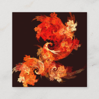 Cartão De Informações Firebird Abstrato Art