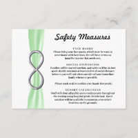 Fita Verde Medidas de Segurança Infinity Prata