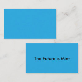 Cartão De Informações Flat Sky Blue Background for Web & Print