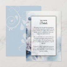 Flores Azuis Suaves e Casamento Mista de Lavanda