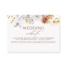 Flores Exóticas Boho Terracota Site de Casamento 