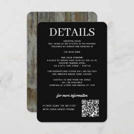 Cartão De Informações Floresta Negra Russa