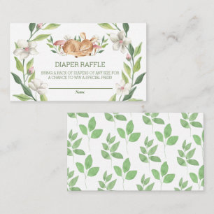 Cartão De Informações Fofle Fralda de granizo Floral do Cerrado