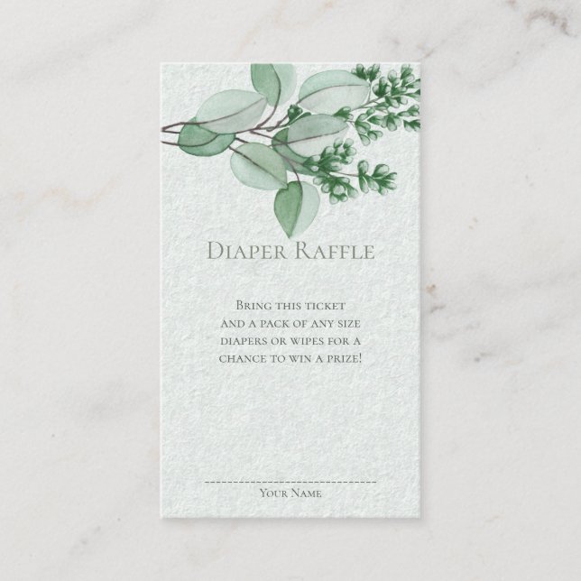 Cartão De Informações Foguetes De Cereja Botânica De Aquarela Fralda Raf (Frente)