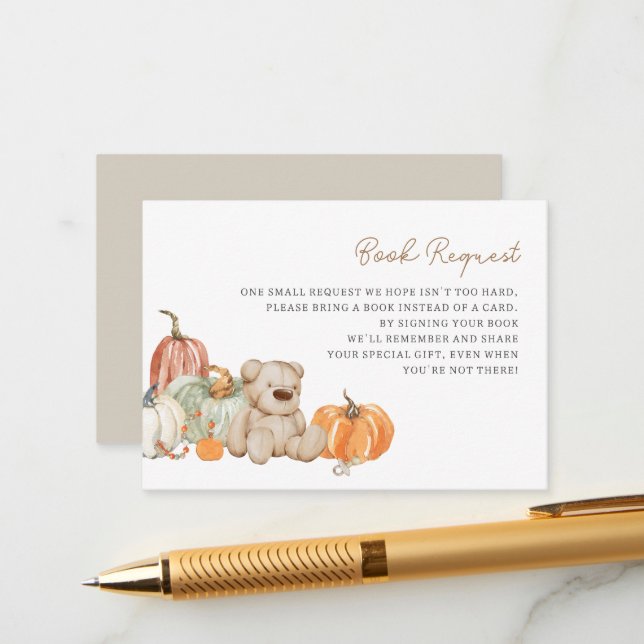 Cartão De Informações Folhas de outono em Livros de Brinquedos para Plac (Frente/Verso In Situ)