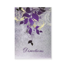 folhas roxas casamento no inverno direção cartas