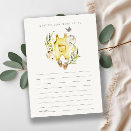 Cartão De Informações Foliage Clothes Advice para Mães