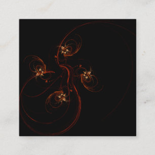 Cartão De Informações Fora da Abstrato de Arte Escura