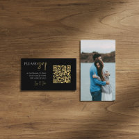 Foto completa, código QR dourado, resposta de casa