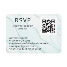 Foto do Código QR Online RSVP de Casamento de Agat