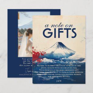 Cartão De Informações Foto Nota sobre Harmônicas Japonesas GIFTS com Fuj