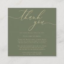 Foto Personalizada Obrigado Sage Dourado