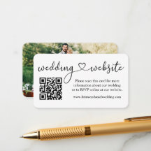 Foto QR do Site de Casamento Cardíaco de Caligrafi