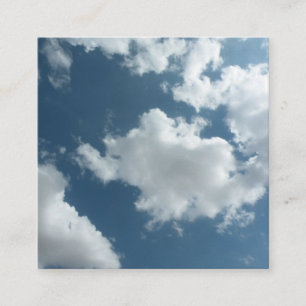 Cartão De Informações Fotografia Abstrata de Céu Nublado