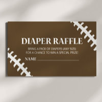 Fralda Branca de Chá de fraldas Raffle