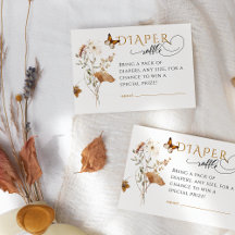 Fralda de Chá de fraldas de flor selvagem